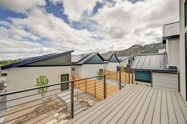420 E Arkansas St, Buena Vista, CO 81211 - deck with a mountain view and a residential view
