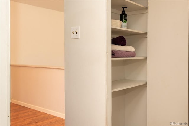 view of closet