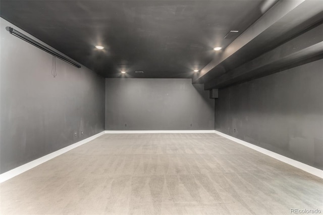 3586 S Ogden St, Englewood, CO 80113 - finished basement with carpet and recessed lighting