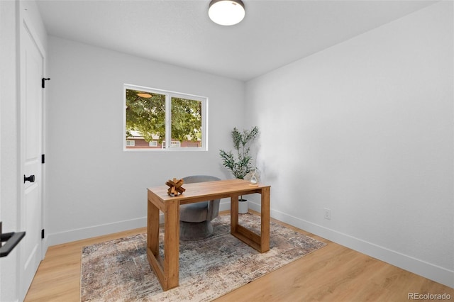 3036 Wolff St S, Denver, CO 80236 - office area with light wood-type flooring