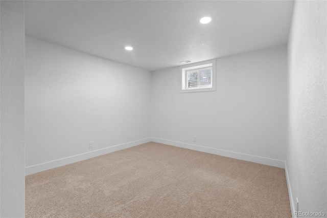 3036 Wolff St S, Denver, CO 80236 - below grade area featuring carpet floors and recessed lighting