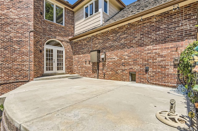 4681 S Columbine Ct, Cherry Hills Village, CO 80113 - view of patio / terrace with french doors