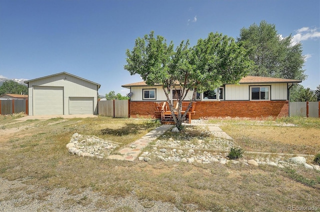 view of back of property