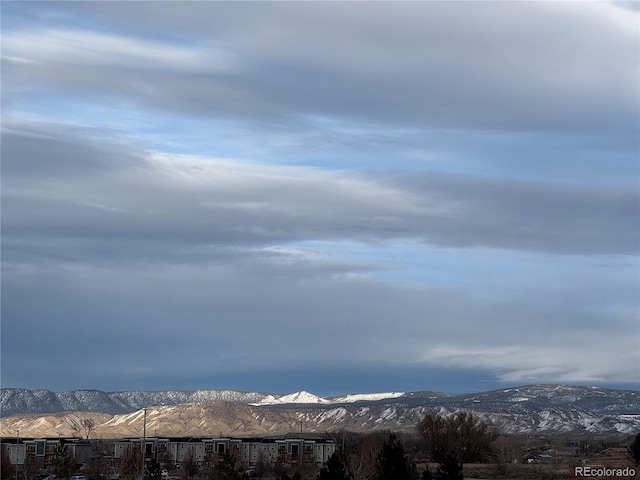 view of mountain feature