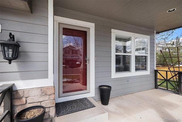 view of property entrance