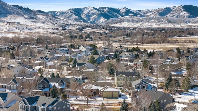 view of mountain feature