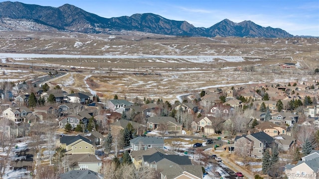 view of mountain feature