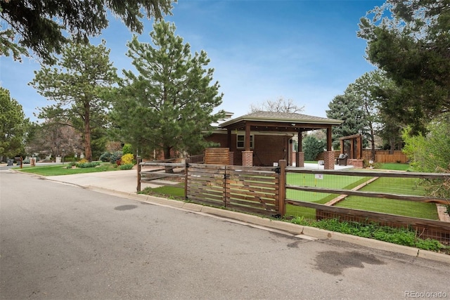 5164 E Princeton Ave, Cherry Hills Village, CO 80113 - view of front of home featuring a fenced front yard