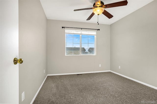 1895 Sage Grouse Ln, Colorado Springs, CO 80951 - empty room featuring carpet flooring, ceiling fan, and baseboards