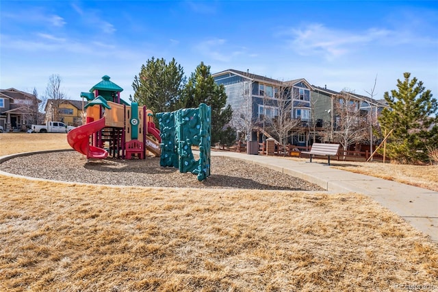 view of communal playground