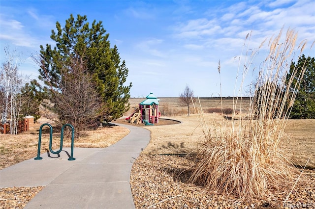 view of community with playground community