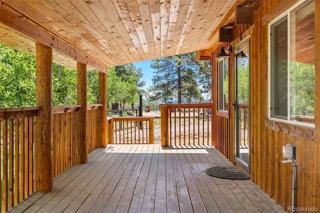 546 Pulver Rd, Lake George, CO 80827 - view of deck