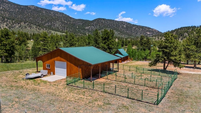 546 Pulver Rd, Lake George, CO 80827 - mountain view featuring a heavily wooded area and rural landscape