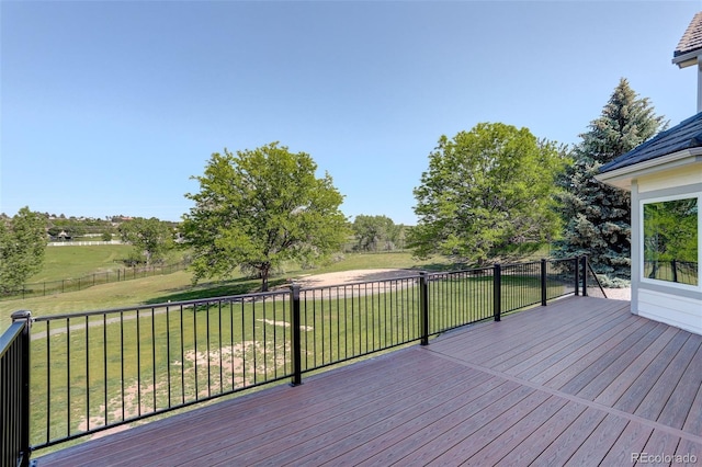7400 S Genoa Cir, Centennial, CO 80016 - deck featuring a lawn