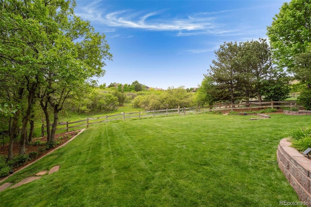 920 Shady Oak Ln, Castle Pines, CO 80108 - view of yard featuring a view of rural / pastoral area