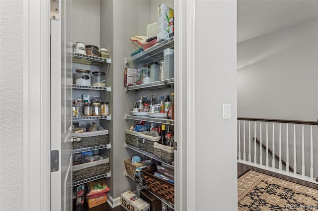 view of pantry