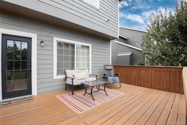 view of deck