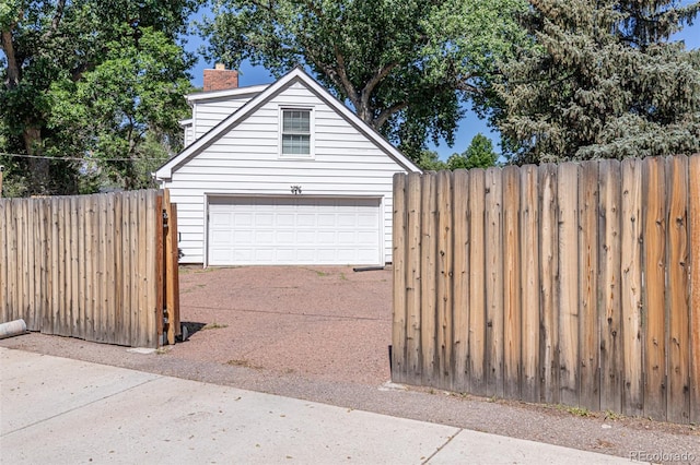 1521 Columbine Blvd, Colorado Springs, CO 80907 - view of garage
