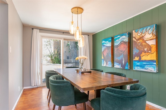 1521 Columbine Blvd, Colorado Springs, CO 80907 - dining room with baseboards and light wood-style flooring