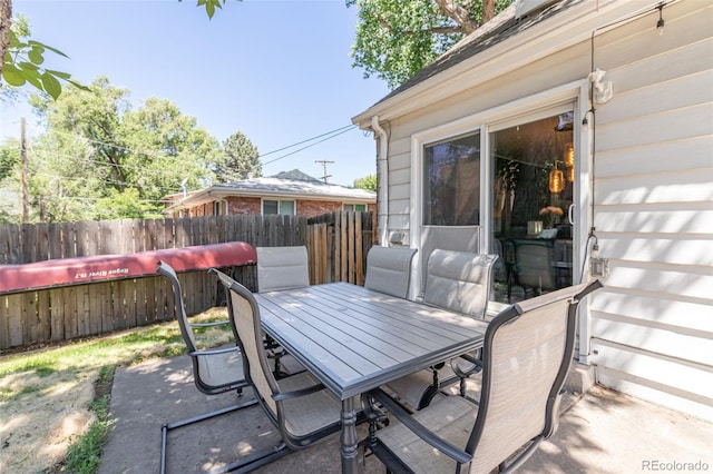 1521 Columbine Blvd, Colorado Springs, CO 80907 - view of patio featuring outdoor dining area