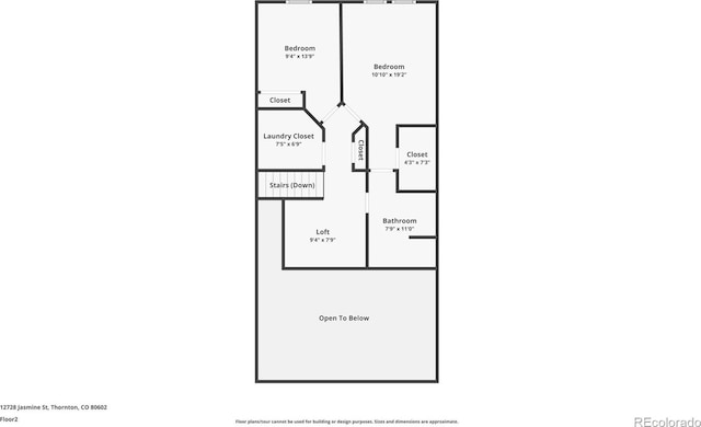 12728 Jasmine St Unit E, Thornton, CO 80602 - view of layout