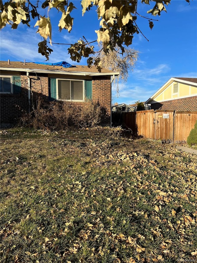 view of rear view of house