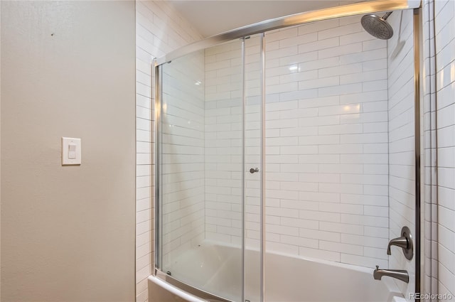 full bath featuring enclosed tub / shower combo