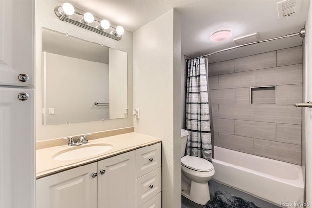 8100 W Quincy Ave Unit 11, Denver, CO 80123 - bathroom featuring vanity, toilet, and shower / tub combo