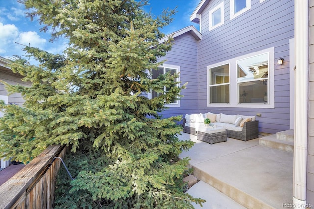 view of patio / terrace with outdoor lounge area