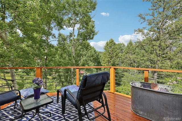 20033 Silver Ranch Rd, Conifer, CO 80433 - view of deck