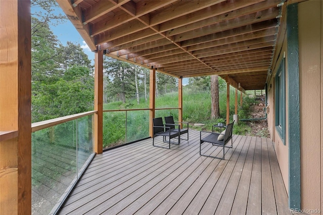 20033 Silver Ranch Rd, Conifer, CO 80433 - view of deck
