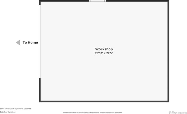 20033 Silver Ranch Rd, Conifer, CO 80433 - view of home floor plan