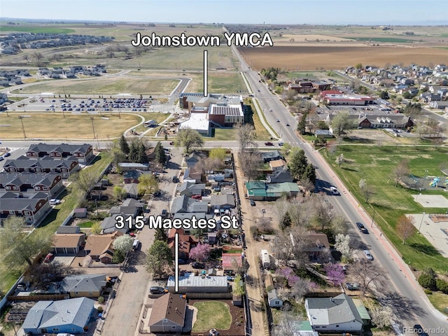 315 Maestes St, Johnstown, CO 80534 - drone / aerial view with a residential view