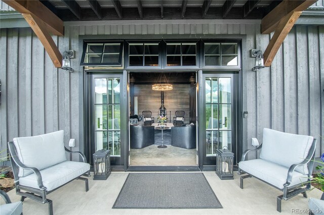 921 County Road 317, Crested Butte, CO 81224 - entrance to property with board and batten siding