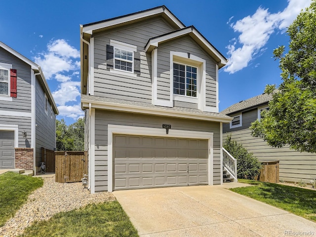 4287 Brookwood Pl, Highlands Ranch, CO 80130 - traditional home featuring a garage and concrete driveway