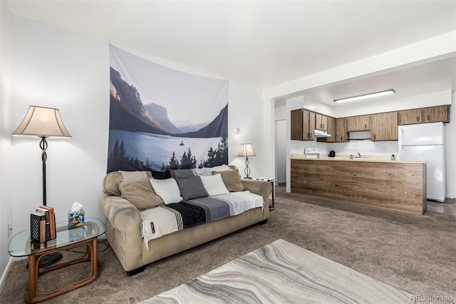 5995 W Hampden Ave Unit 20B, Denver, CO 80227 - living area featuring carpet