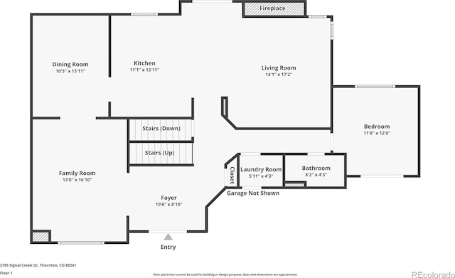 2795 Signal Creek Dr, Thornton, CO 80241 - home floor plan