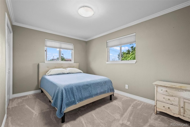 5320 W 62nd Ave, Arvada, CO 80003 - bedroom with crown molding, carpet, and multiple windows