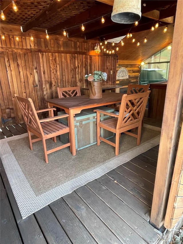 4000 Irving St, Denver, CO 80211 - bar area with wooden walls and hardwood / wood-style floors