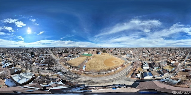4000 Irving St, Denver, CO 80211 - aerial overview of property's location featuring nearby suburban area