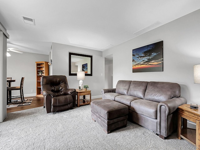 7318 S Xenia Cir Unit B, Centennial, CO 80112 - living room featuring carpet and baseboards