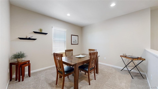 17114 Elati St, Broomfield, CO 80023 - dining room with light carpet and recessed lighting