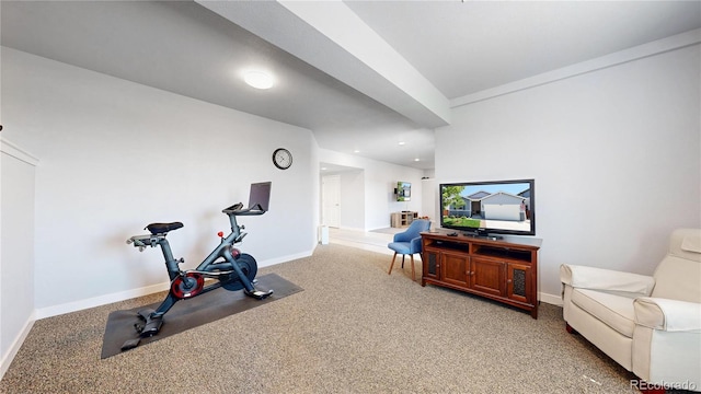 17114 Elati St, Broomfield, CO 80023 - exercise room with carpet floors and recessed lighting