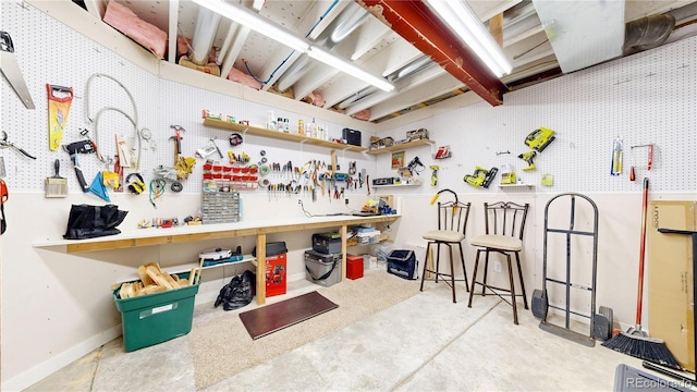 17114 Elati St, Broomfield, CO 80023 - misc room with a workshop area and concrete floors