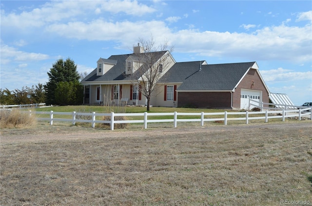 74500 E 136th Ave, Byers, CO 80103 - view of front facade featuring a chimney