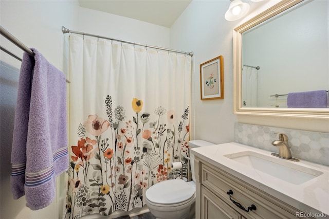 1884 Asoka St, Strasburg, CO 80136 - bathroom with vanity and backsplash