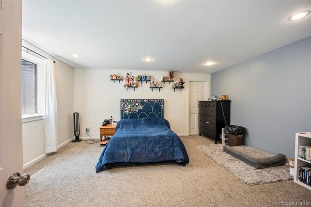 1884 Asoka St, Strasburg, CO 80136 - carpeted bedroom with recessed lighting