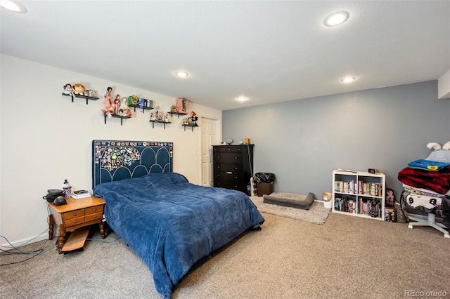 1884 Asoka St, Strasburg, CO 80136 - bedroom with carpet flooring and recessed lighting