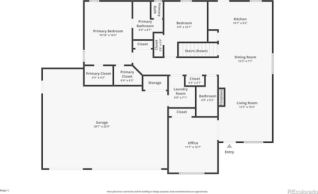 1884 Asoka St, Strasburg, CO 80136 - view of floor plan / room layout