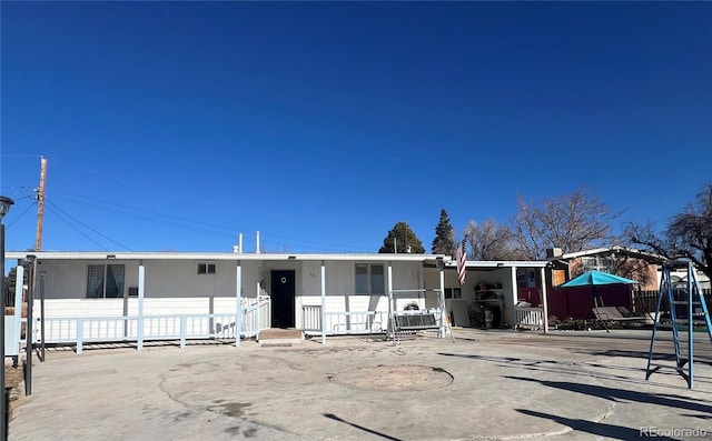 view of manufactured / mobile home